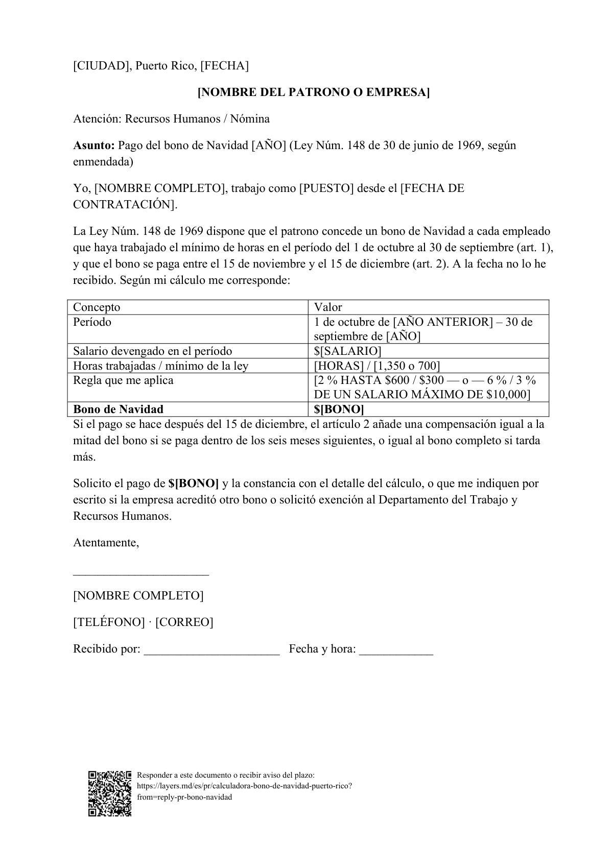Calcula tu bono de Navidad: first page
