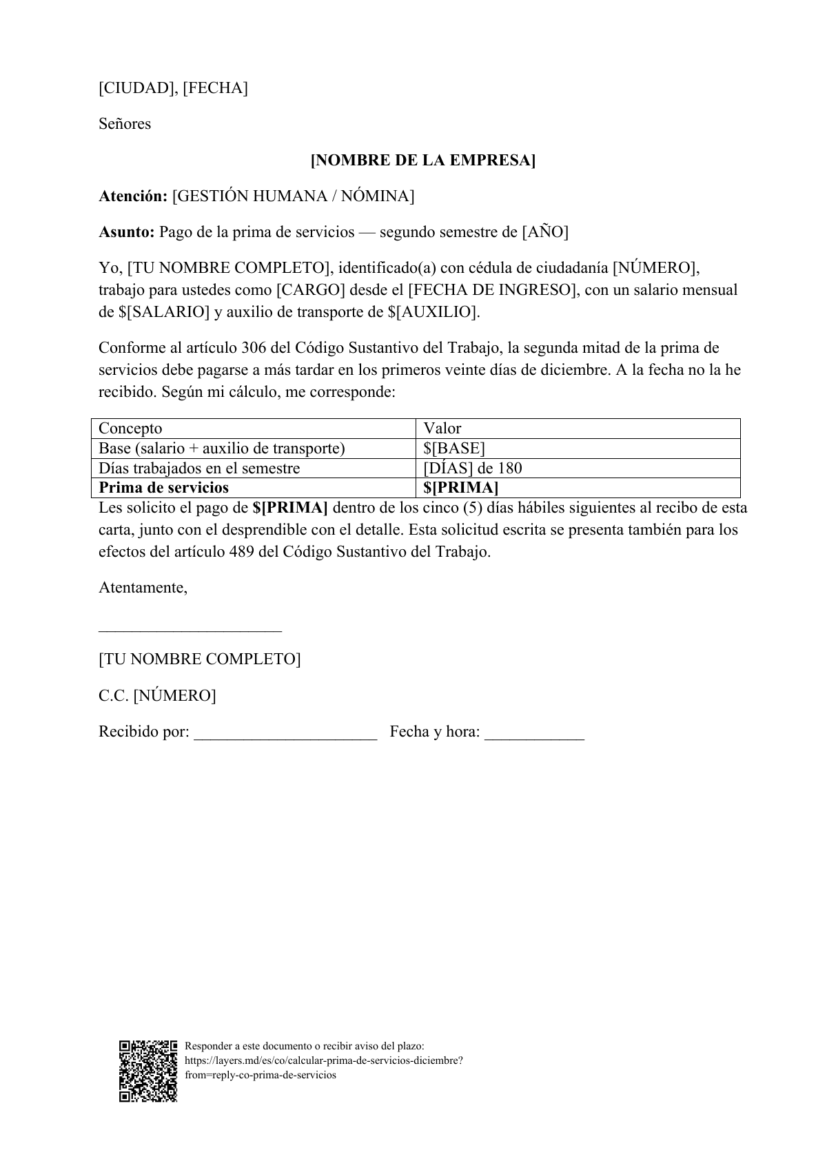 Calcula tu prima de servicios de diciembre: first page