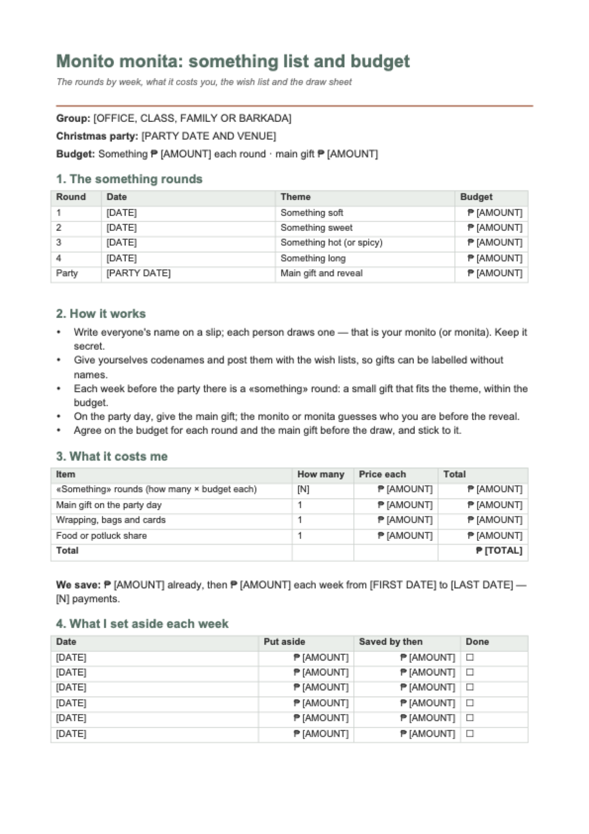 Monito monita something list 2026: first page