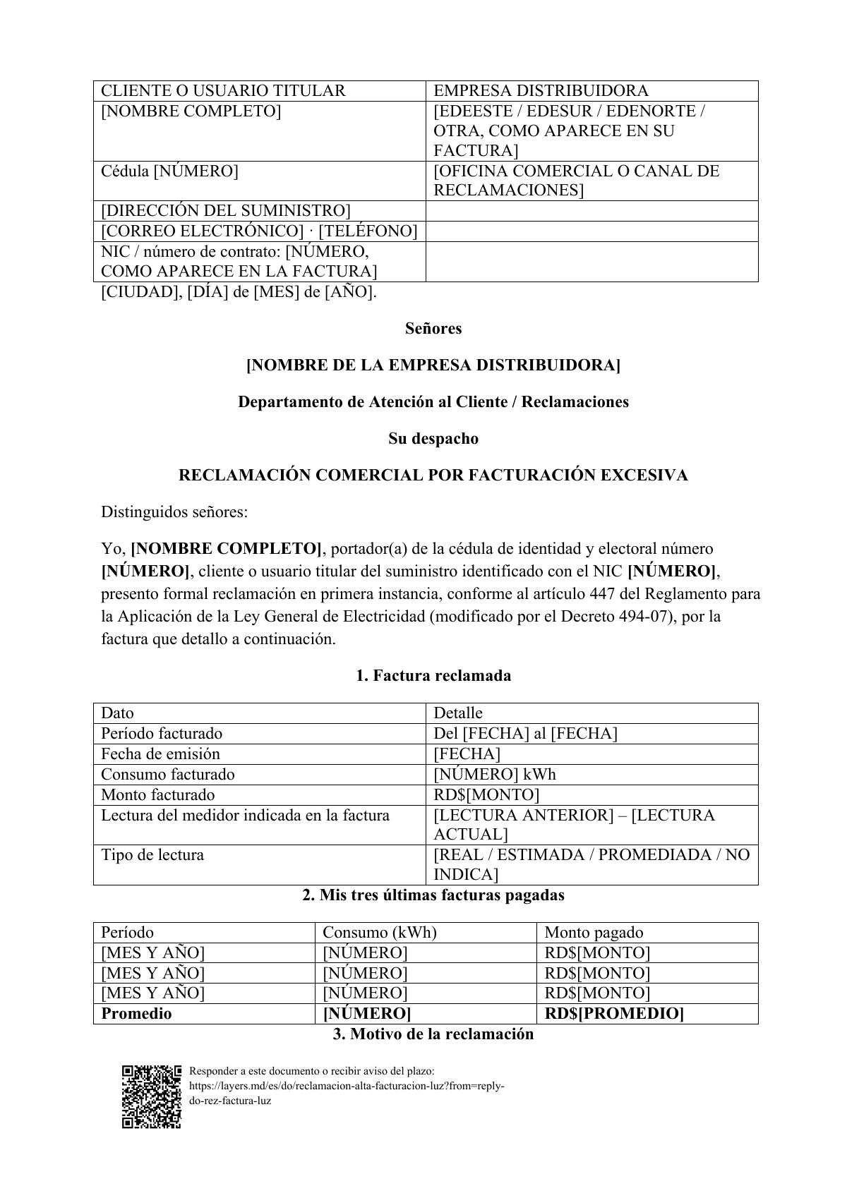 Le llegó alta la factura de la luz: first page