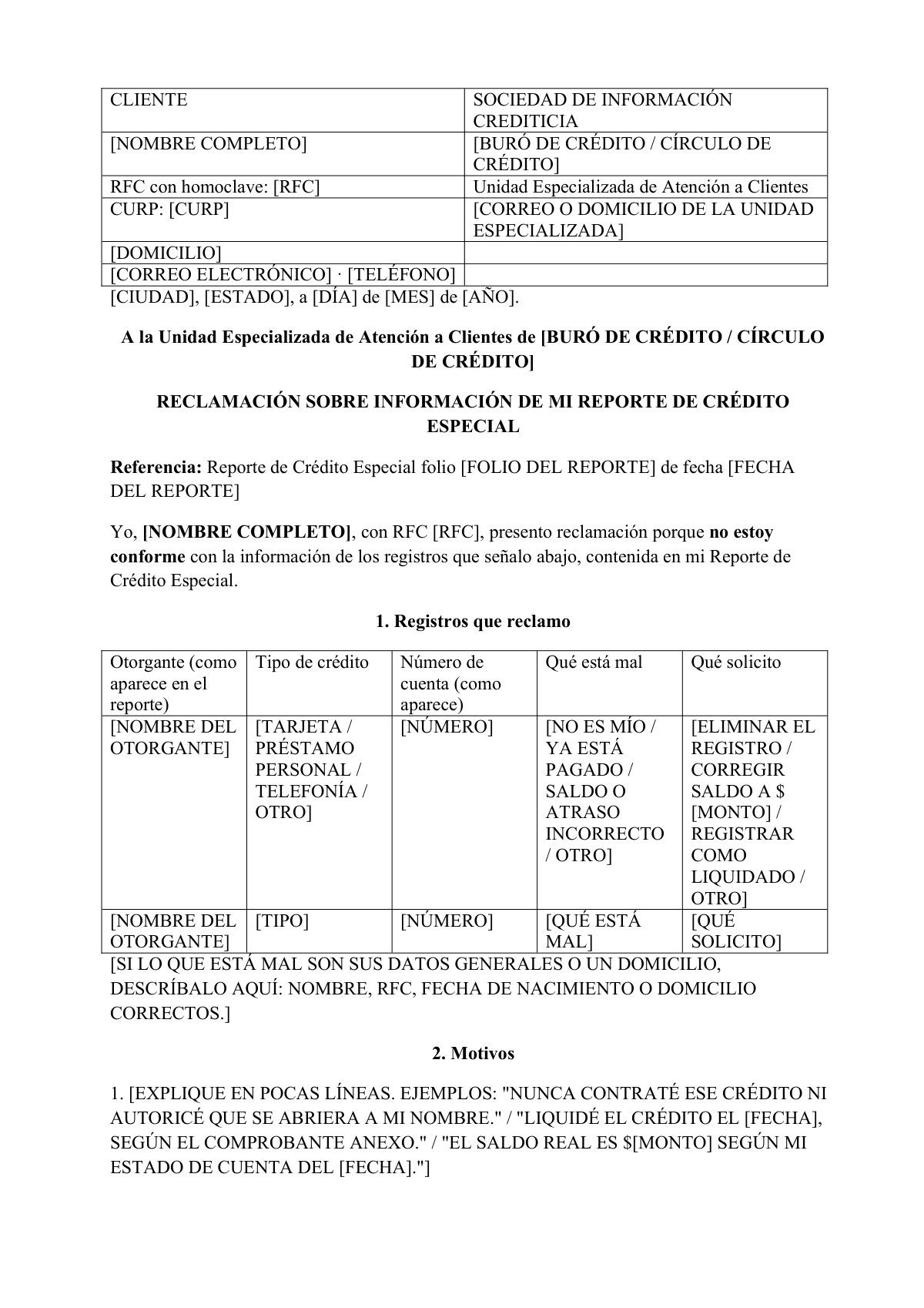 Te aparece en el Buró una deuda que no es tuya o que ya pagaste: first page