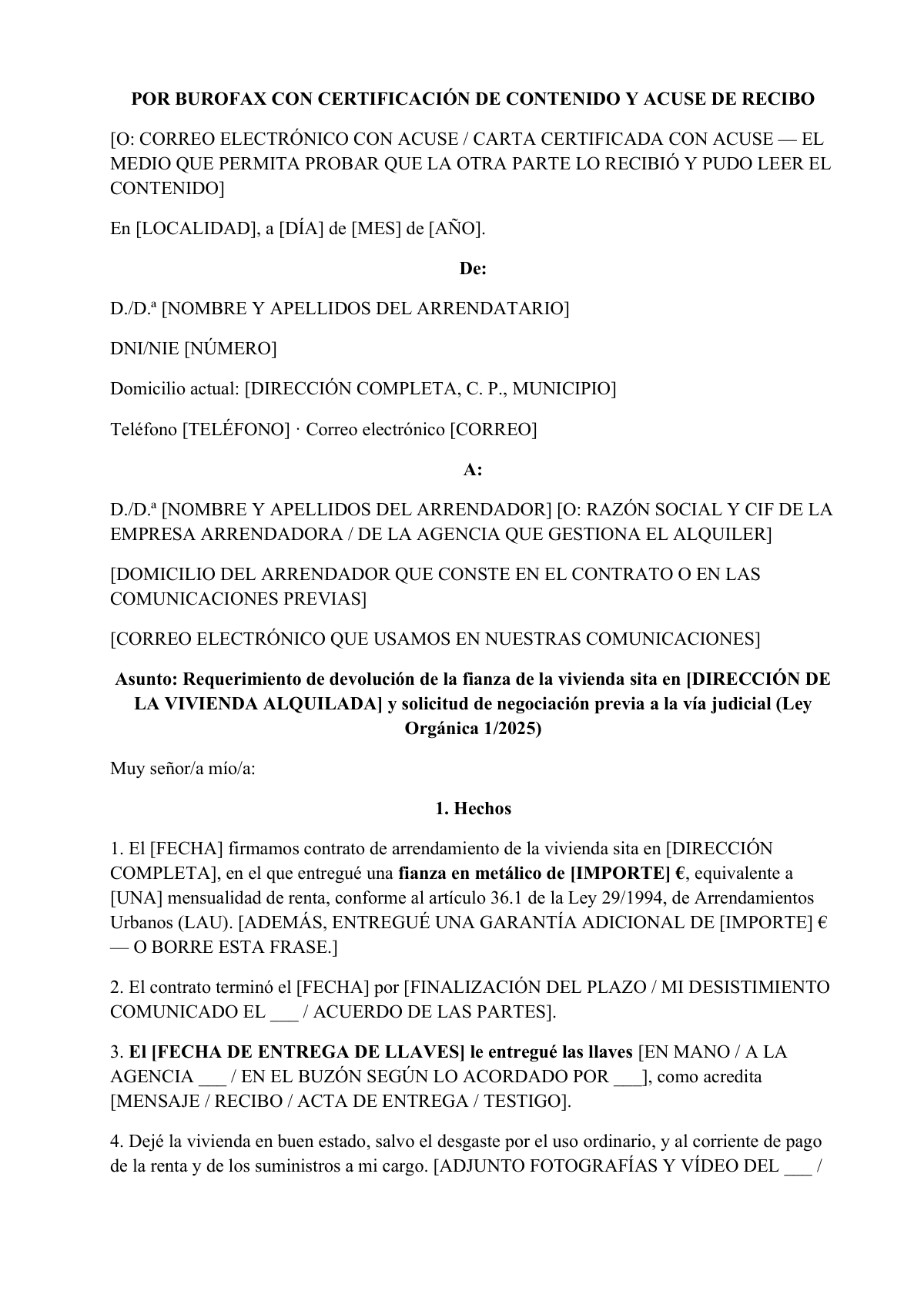 No te devuelven la fianza del alquiler: first page