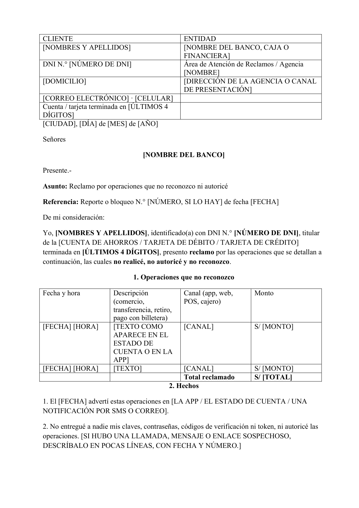 Te aparece una operación que no hiciste: first page