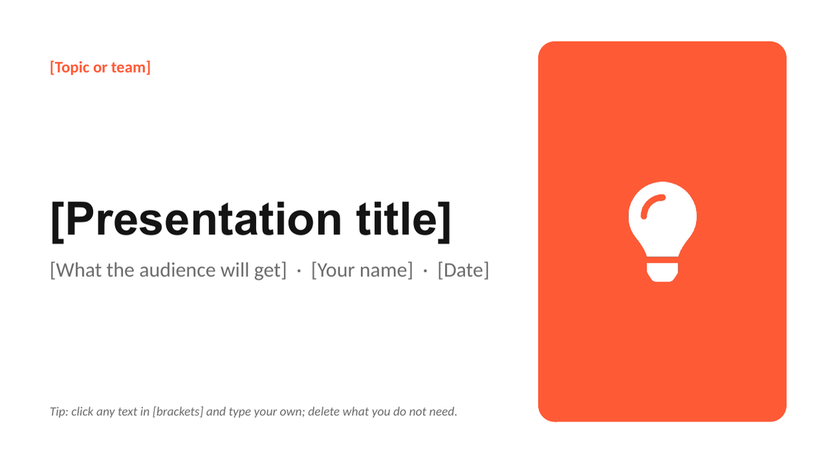 Email Example Sign In On Windows Simple Presentation Template — Clean Modern PowerPoint
