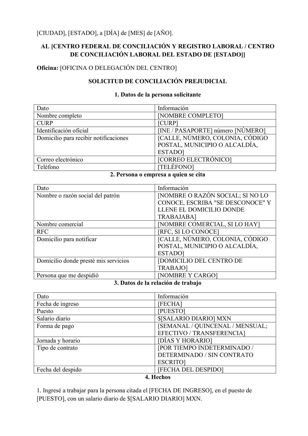Te despidieron sin carta de despido: first page