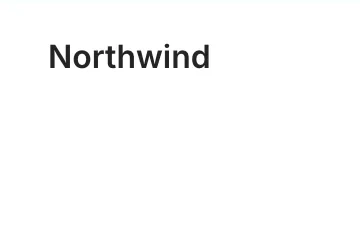 Northwind logo in the form header